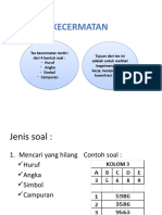 Bahan Ajar KECERMATAN