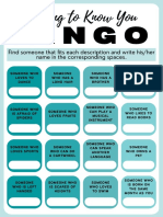 Bingo Template PDF