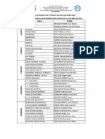 Orden de Las Aulas en El Pasacalle