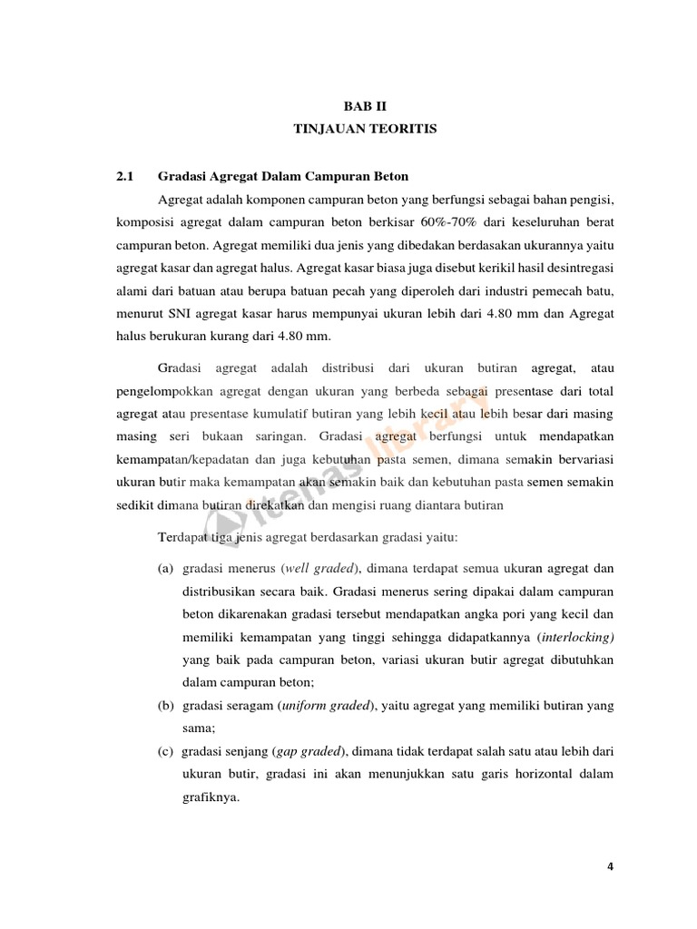 Gradasi Agregat dan Modulus Kehalusan Beton | PDF