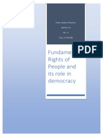 Fundamental Rights of People and Democracy PDF