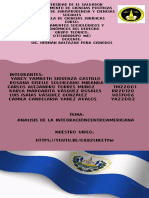 Infografía Sobre El Análisis de La Integración Centro America y Link Del Vídeo Presentado PDF