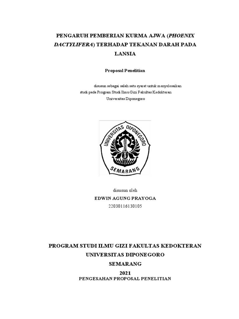 Edwin Agung Prayoga (Proposal) | PDF