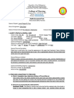Pasa - Jannel Reggie - Health Assessment Form PDF