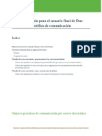 Duo End User Education Communication Templates Spanish