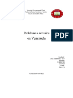 Analisis Problemas Actuales en Vzla