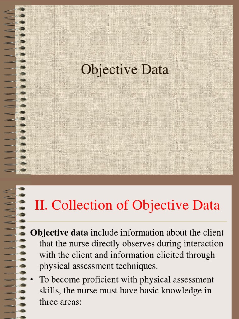 4 Objective Data PDF | PDF