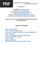 CompSc. HL Revision Notes