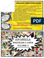 Volume 4 - Apreciação - Apostila Praticar A Arte - Volume 4 - Ensino Fundamental I