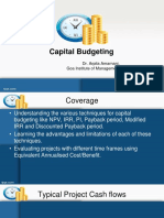 Capital Budgeting PPT 2022 PDF