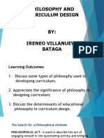 Curriculum Design Bataga
