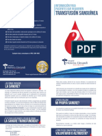 Bifoliar Donacion Sanguinea PDF