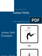 Action Verbs Vocabulary 2