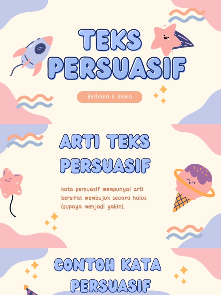 Contoh Poster Teks Persuasif | PDF