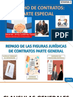 Semana 02 - Repaso de Las Figuras Jurídicas de Contratos - Parte General PDF