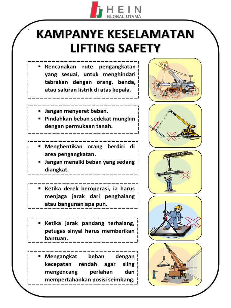 Prosedur Keselamatan Pengangkatan Crane | PDF