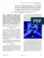 An Excellent Response To Chemotherapy in A Young Patient Diagnosed With Undifferentiated Pleomorphic Sarcoma A Case Report and Review of Literature