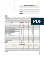 Orden de Compra Formato 2023