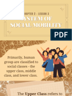 Understanding Culture, Society and Politics - SYSTEM OF SOCIAL MOBILITY