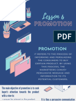 Lesson6 Promotion Presentation