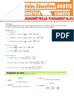 Identidades Trigonométricas Fundamentales para Cuarto Grado de Secundaria