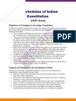 12 Schedules of Indian Constitution Upsc Notes 35 PDF