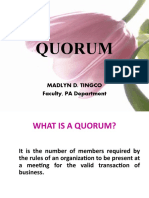 What is a Quorum