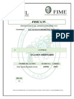 Examen Ordinario Fisica Iv PDF