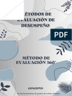 Metodos de Evaluacion de Desempeño PDF