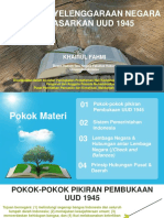 Materi - 260 - 3. Sistem Penyelenggaraan Negara Berdasarkan UUD 1945 - Dr. Khairul Fahmi PDF