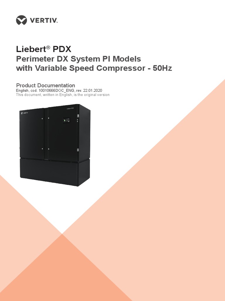 Liebert PDX 50Hz - PD - 10010666DOC - ENG PDF | PDF