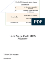 Single-Cycle MIPS Processor