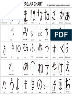 B1 Hiragana Chart PDF