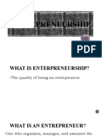 1 - Entrepreneurship
