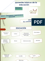 Fundamentos y Objetivos de La Educación