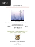 Download Protection of Transmission Line Using GPS by Rajeswari Vayugundla SN64271484 doc pdf