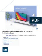 Led TV 4s 43 Inch Smart 4k Full HD TV Manual PDF