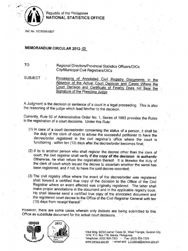 Processing Civil Registry Documents | PDF