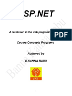 Covers Concepts Programs Authored by B.Kanna Babu: A Revolution in The Web Programming World