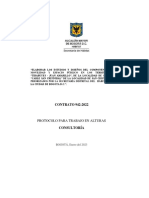 Protocolo para Trabajo en Alturas PDF