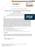 Lubricity Improvement of The Ultra-Low Sulfur Diesel Fuel With The Biodiesel