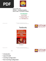 BEEE Module 5 Operational Amplifiers