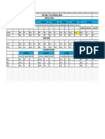 Timetable - Mhow - Wef-1st May