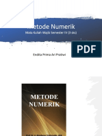 Metode Numerik Minggu Ke-5