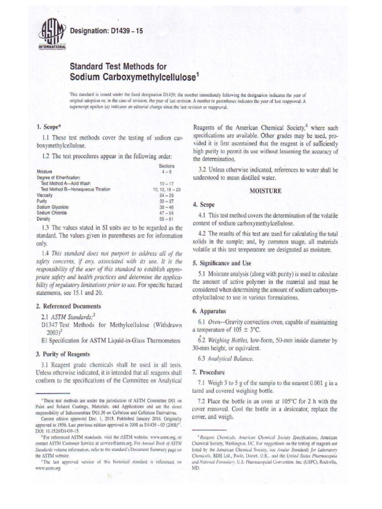ASTM Method - Pengecekan Purity | PDF