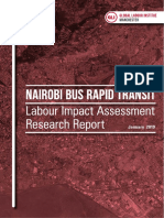 Nairobi Bus Rapid Transit Labour Impact Assessment Research Report