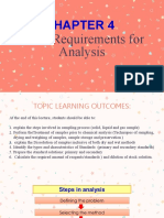 Chapter 4 Basic Requirements For Analysis