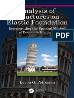 Analysis of Structures On Elastic Foundation Incorporating The Spectral Method of Boundary Elements (Levon G. Petrosian) (Z-Library) PDF