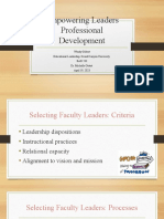 Empowering Leaders Professional Development 2
