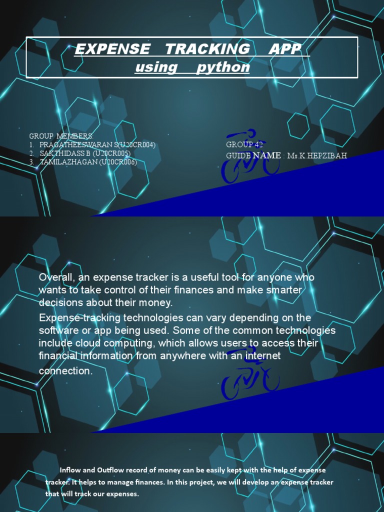 Developing an Expense Tracking Application using Python and Tkinter ...